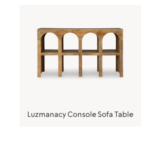 Luzmanacy console sofa table