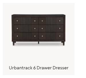 Urbantrack 6 Drawer Dresser
