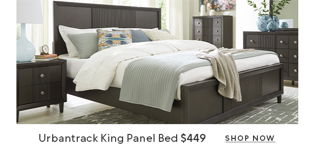Urbantrack king panel bed