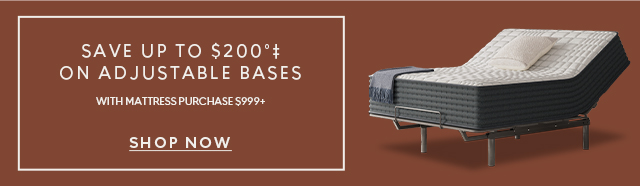 Save up to $200 on adjustable bases