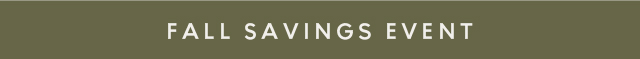 Fall savings event 