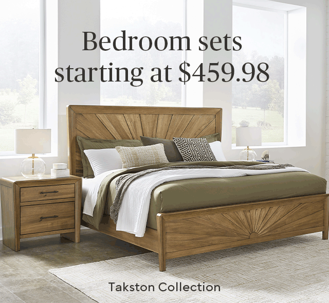 Bedroom sets starting at $459.98