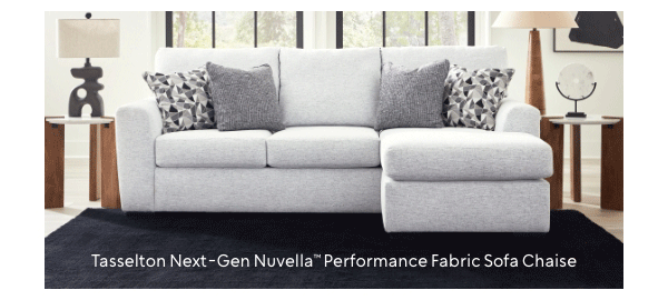 Tasselton Next-Gen Nuvella™ Performance Fabric Sofa Chaise