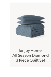 Ienjoy Home All Season 3 Piece Quilt Set