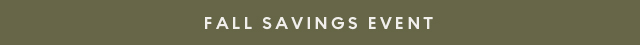Fall savings event 