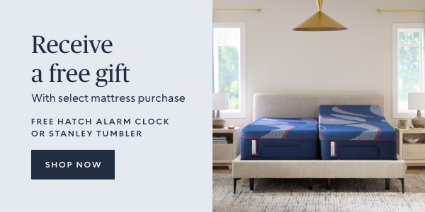 Receive a free gift with select mattress purchase