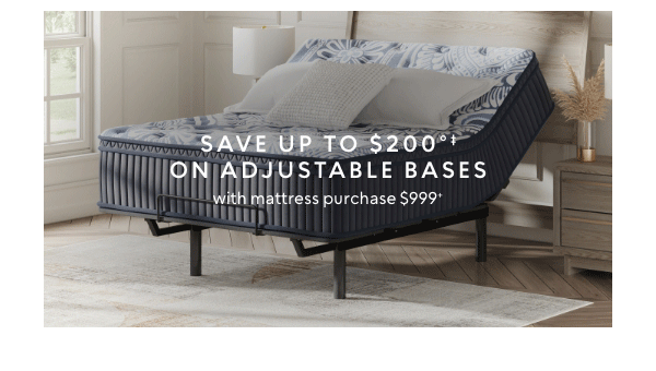 Save up to $200 on adjustable bases