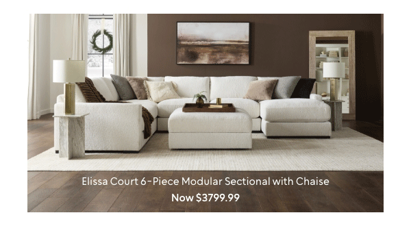 Elissa Court Sectional with chaise