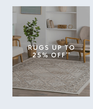 Rugs up to 25% off