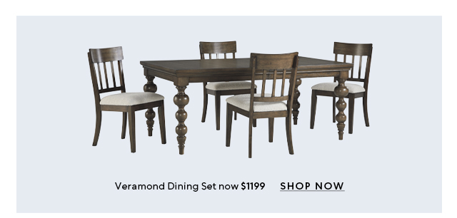 Veramond Dining Table and 4 Chairs