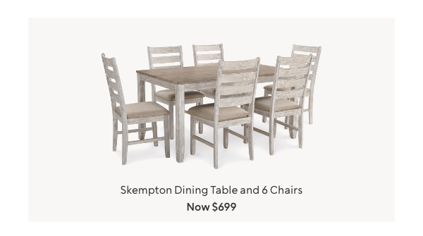 Skempton Dining Table and 6 Chairs