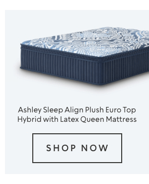 Ashley Sleep Align Plush Euro Top Hybrid with Latex Queen Mattress