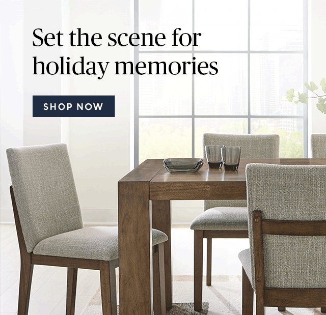 Set the scene for holiday memories