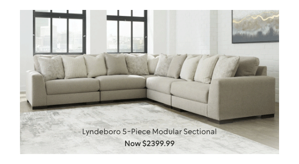 Lyndeboro 5-Piece Modular Sectional