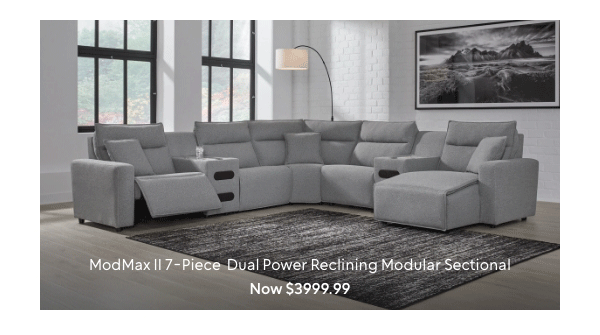 ModMax II 7-Piece Dual Power Reclining Modular Sectional