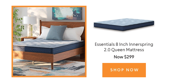 Essentials 8 Inch Firm Innerspring 2.0 Queen Mattress