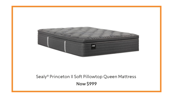 Sealy® Princeton II Soft Pillowtop Queen Mattress