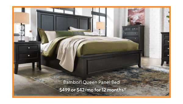 Bambori Queen Panel Bed