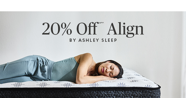 20% off Align by Ashley Sleep