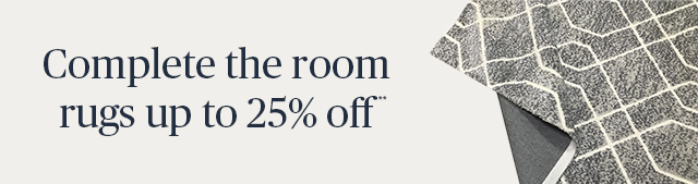 Rugs up to 25% off