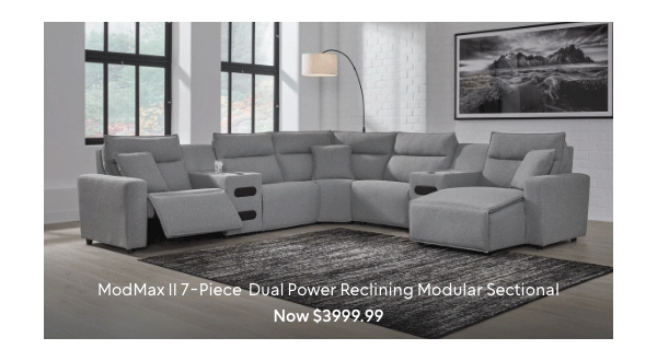 ModMax II 7-Piece Dual Power Reclining Modular Sectional