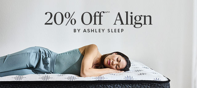 20% off Align by ashley sleep