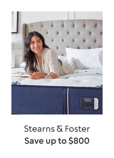 Stearns and Foster Save up to $800