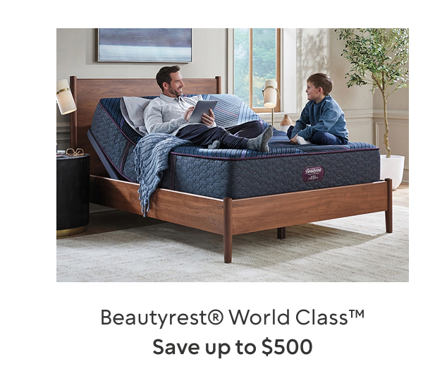 Beautyrest World Class Save up to $500