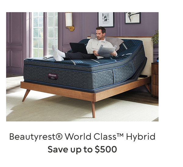 Beautyrest World Class Hybrid Save up to $500