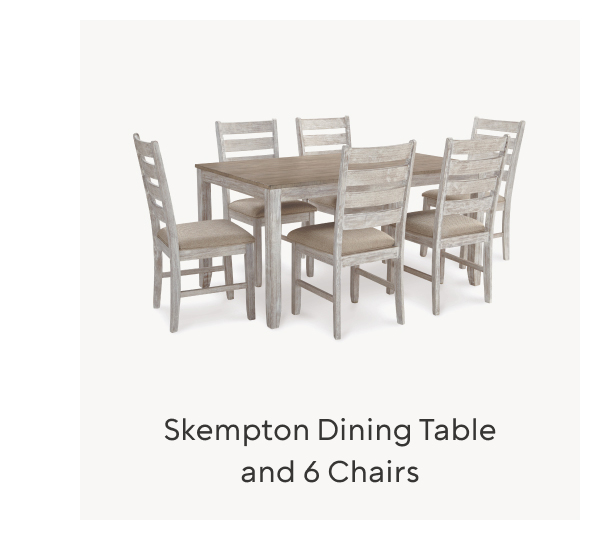 Skempton Dining Table and 6 Chairs