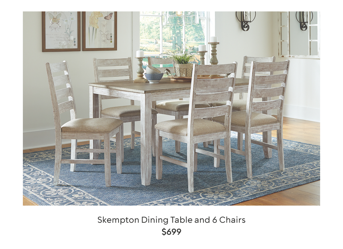 Skempton Dining Table and 6 Chairs