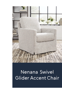 Nenana Swivel Glider Accent Chair