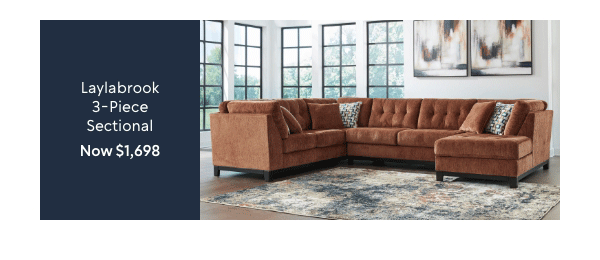 Laylabrook 3-Piece Sectional with Chaise