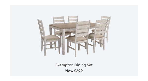 Skempton Dining Table and 6 Chairs