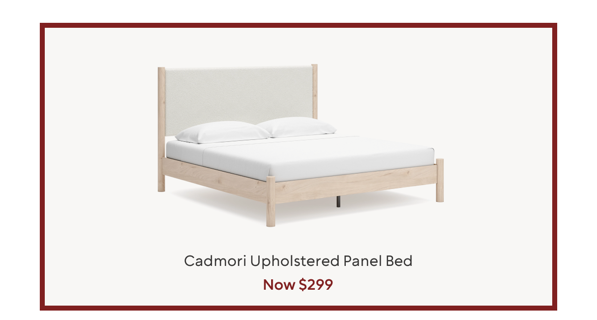 Cadmori Upholstered Panel Bed