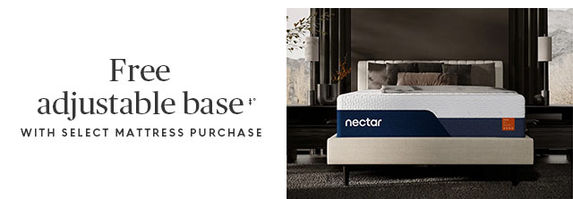 Free adjustable base with select mattress purchase