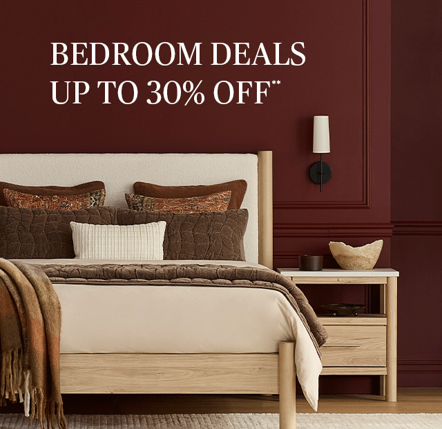 Bedroom deals up to 30% off