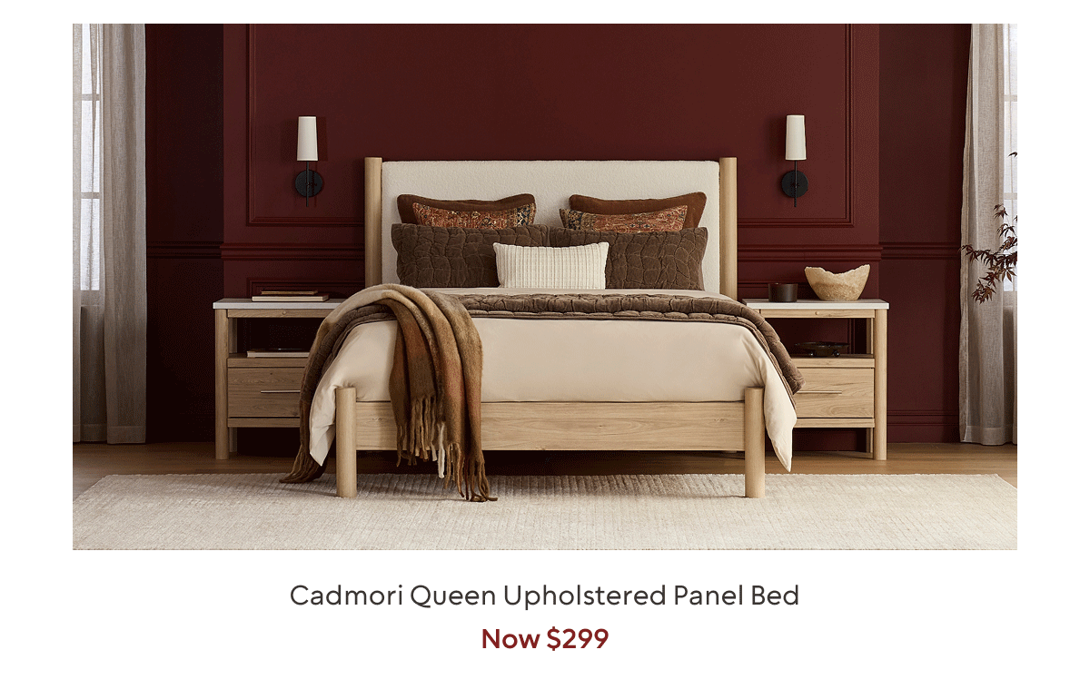 Cadmori Queen Upholstered Panel Bed