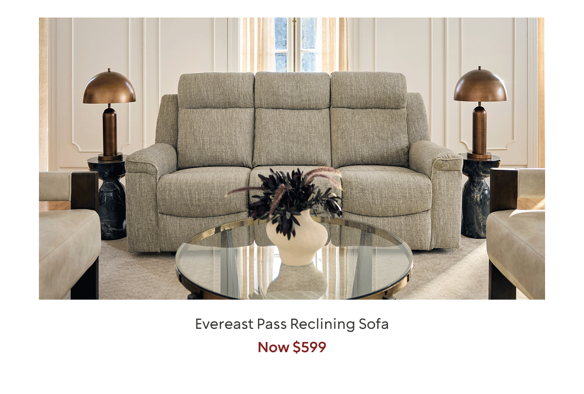 Evereast Pass Manual Reclining Sofa