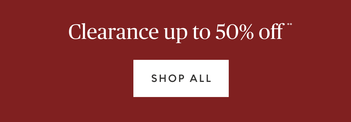 Clearance up to 50% off
