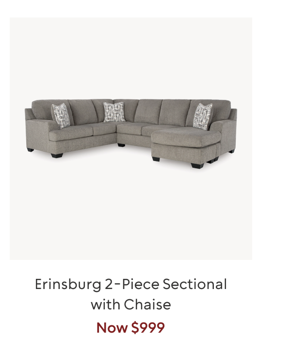 Erinsburg 2-Piece Sectional with Chaise