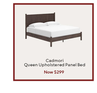 Cadmori Queen Upholstered Panel Bed