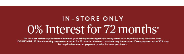 0% interest for 72 months