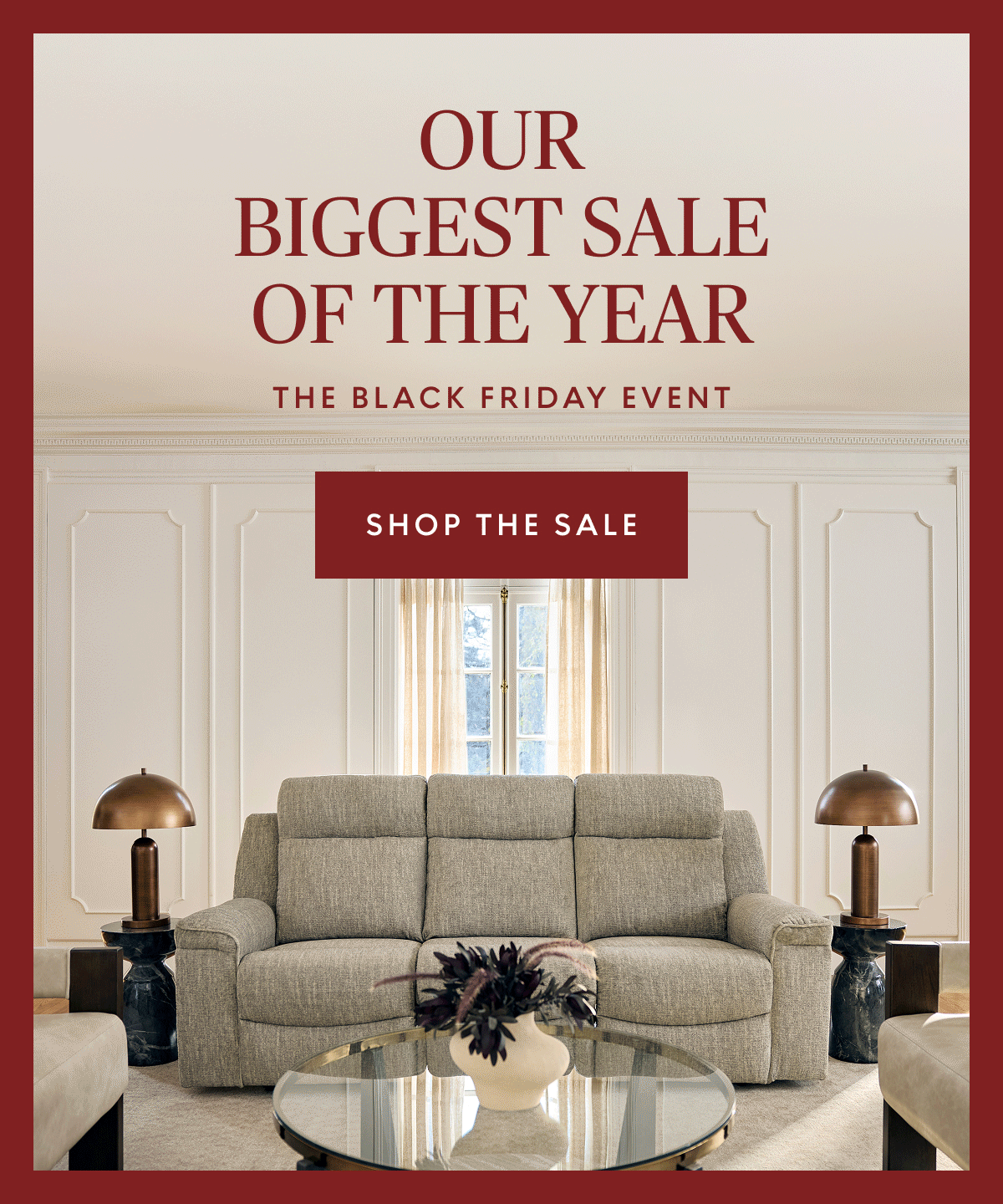 Our Biggest Sale Of The Year