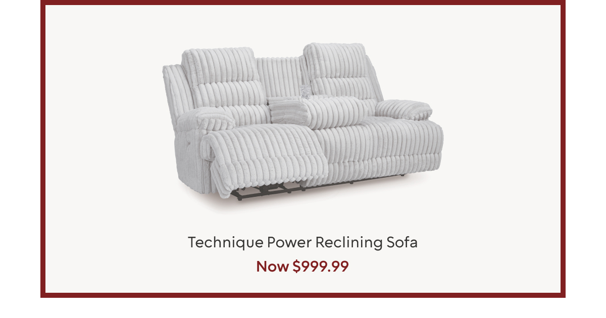 Technique Power Reclining Sofa