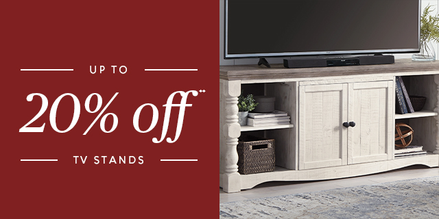 Up to 20% off TV stands