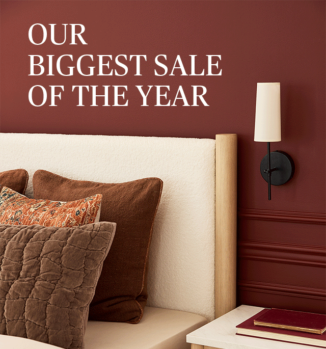 Our biggest sale of the year