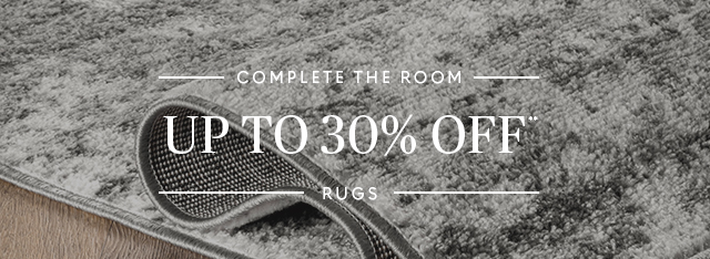 Rugs up to 30% off