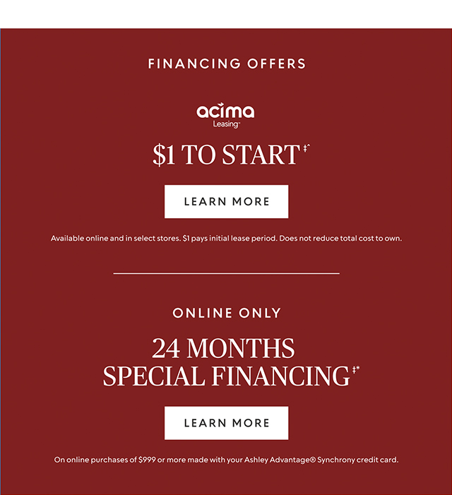 Financing offers