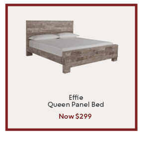 Effie Queen Panel Bed